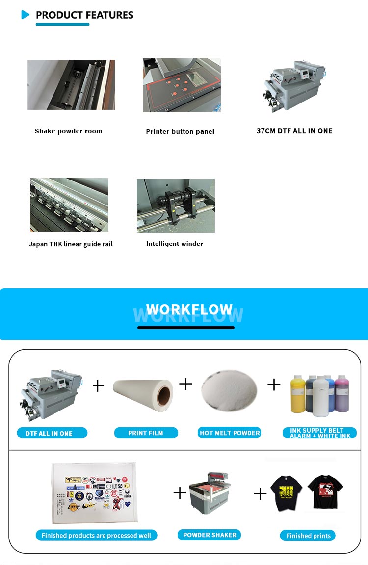 Hepsi bir arada A3 dtf yazıcının avantajı